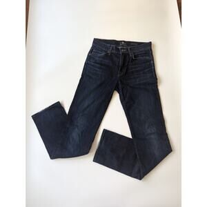 7 For All Mankind Luxe Performance Slimmy Womens Size 28 Dark Wash Jeans